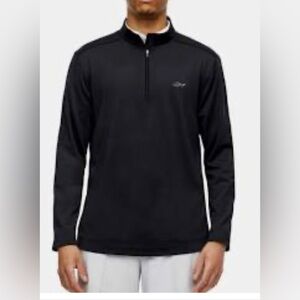 Greg Norman Collection Black and Gray Long Sleeve Tee